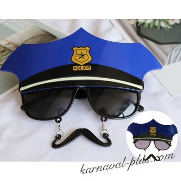 Карнавальные очки Полицейский